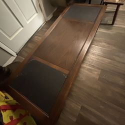 Stone inlay solid vintage coffee table