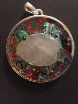Handmade turtle pendant