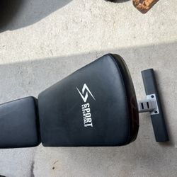 Exercise Bench  and Stretch Rod