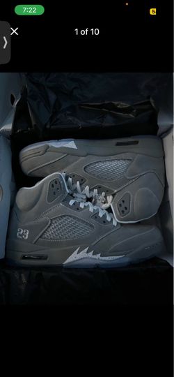 Jordan 5 wolf grey