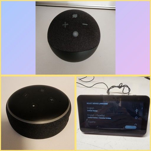 ECHO DOT,ECHO SHOW,AMAZON/ALEXA.