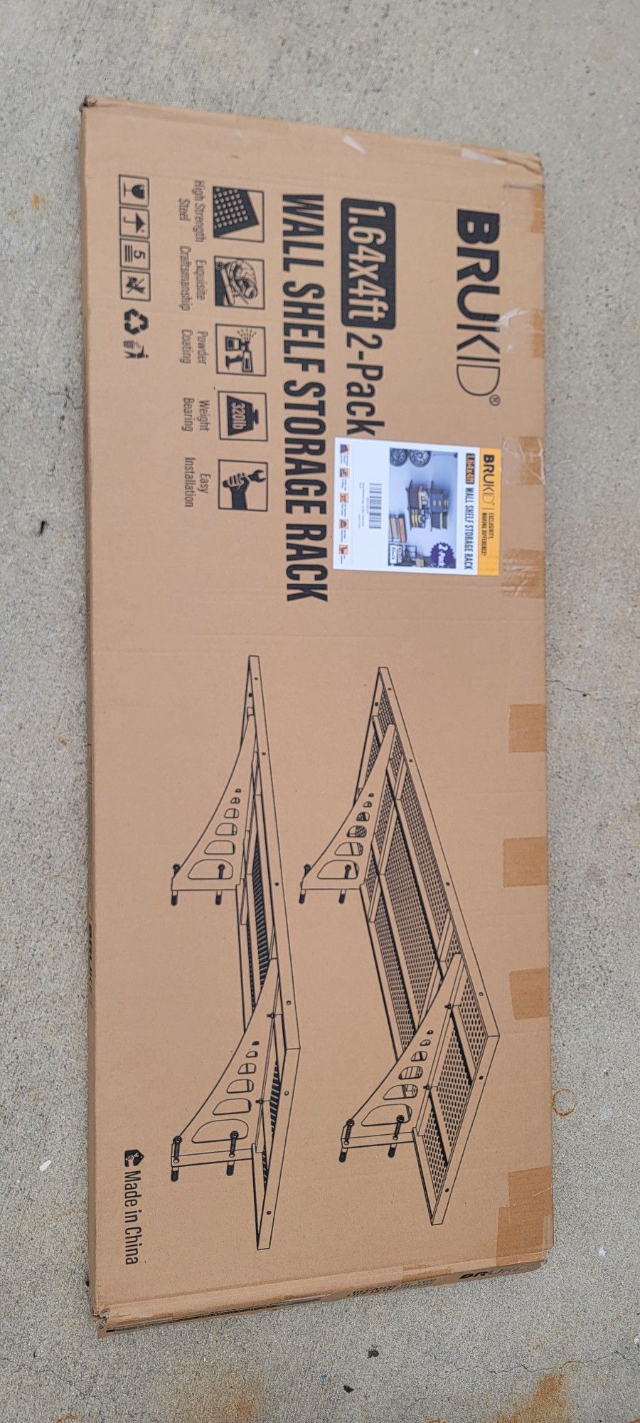 BRUKID 2-Pack 1.64x4ft