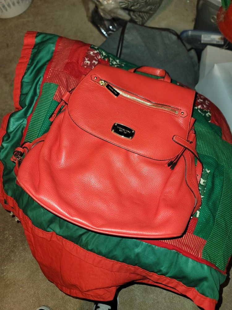Red Michael Kors Bag