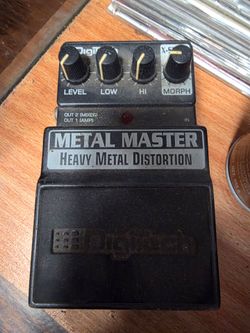 Metal master guitar pedal