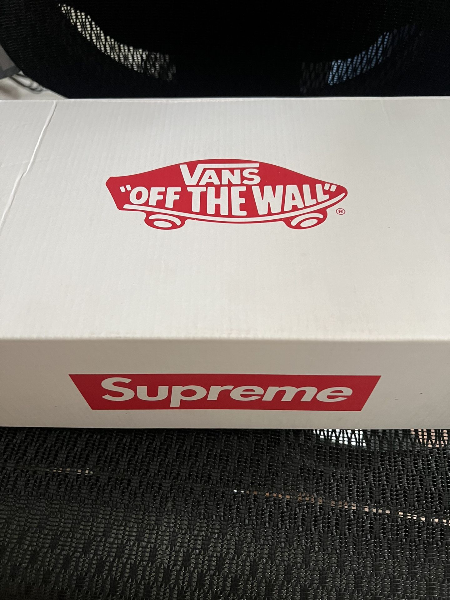 Supreme Vans Size 10.5 Ds