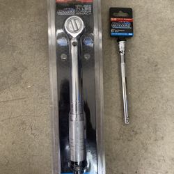Torque Wrench With Extension Bar