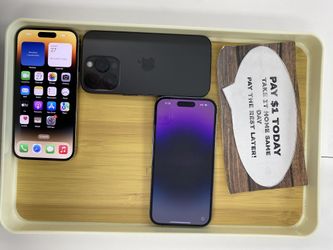 🔥 Biggest iPhone Deal Today – 14 Pro from $399, $1 Down & Warranty Included 