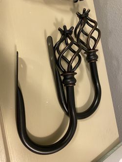 Oil Rubbed Bronze Curtain Holdback 