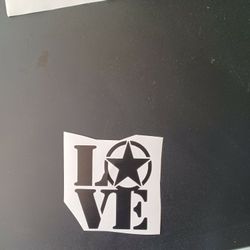 Love Army Decal 