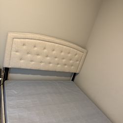 Queen Bed frame And Mattress Box Spring