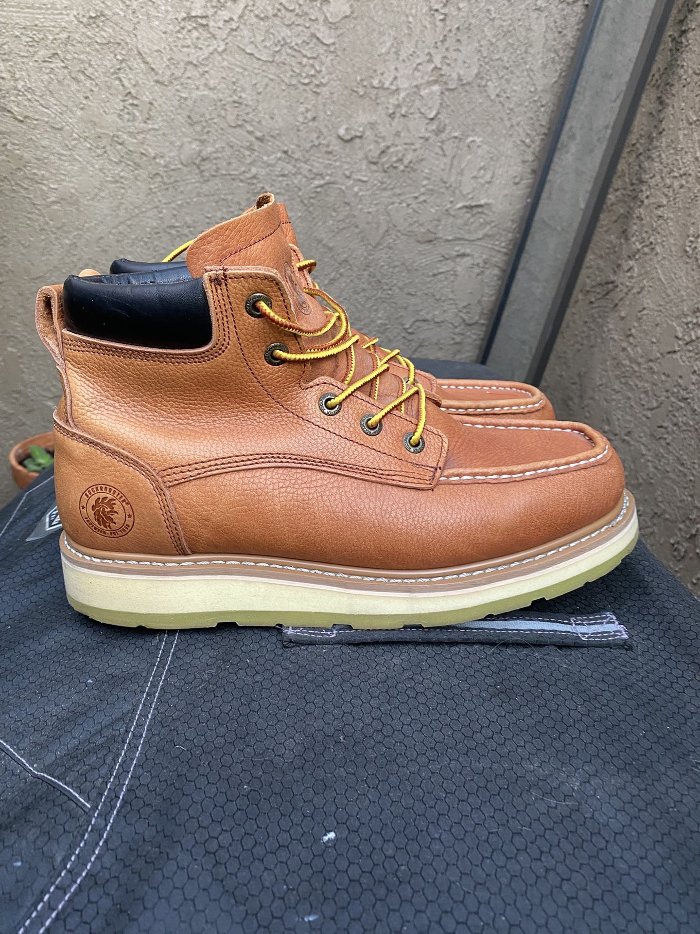 LATHER WORK BOOTS SIZE 11 MENS