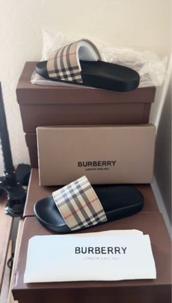 Burberry slides