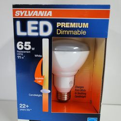 Sylvania Premium Dimmable LED 65W White Bulb Candlelight 800 Lumens, New..

Premium Dimmable

With the new SYLVANIA Premium Dimmable LED bulbs you can