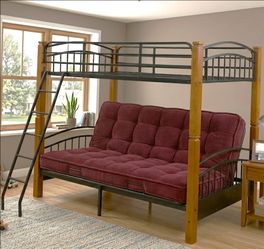 Kids Futon Bunk Bed