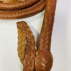 Love freely … Leather 10Feet, 12 Plaited, Brown, Heavy Duty Bull Whip