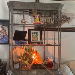 Rustic/Antique Wine Cabinet (no doors) 