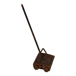 Dollhouse Miniature copper brass  Carpet Sweeper Hoky