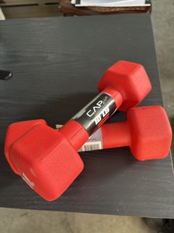 Set of 2 Cap Neoprene Dumbbells. $20 takes both