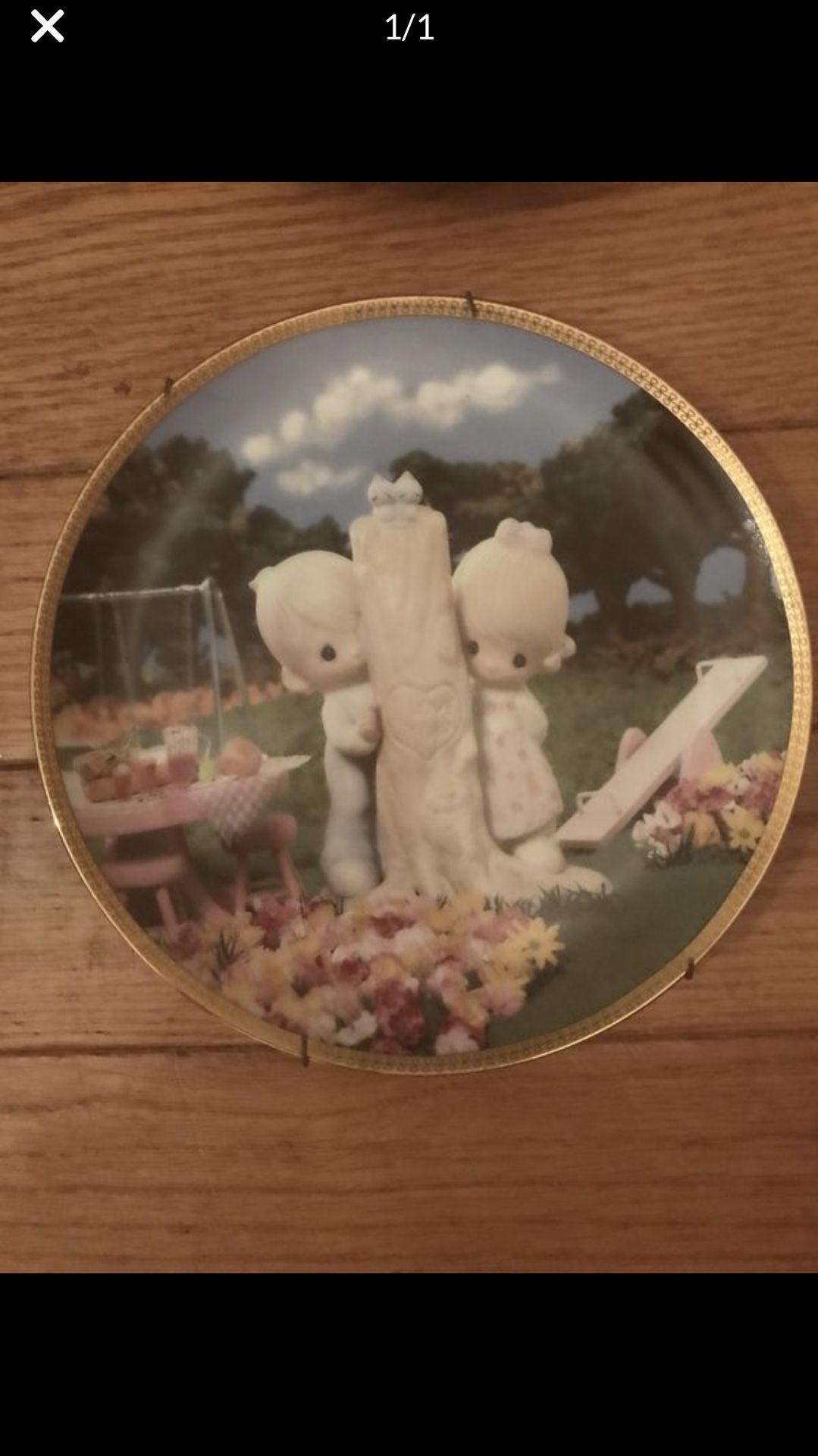 14 Danbury mint Precious Moments collector Plates  (no Box) adorable for kitchen or little girls room or just to coll