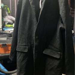 Men’s Long Dress Coat Size 2x Thumbnail