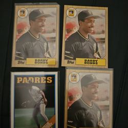 4 Inserts Barry Bonds