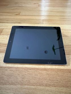 Apple iPad 2 32GB Wi-Fi Black - Fully Works, Slight Screen Crack, Smart Cover