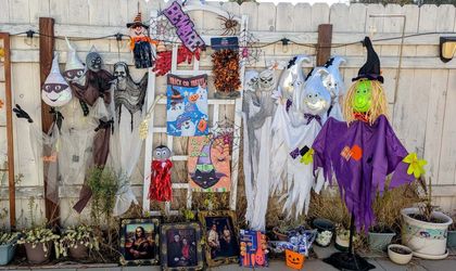 Large Halloween Decoration Lot