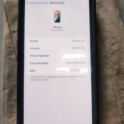 IPhone 14 W/ OTTER box CASE.