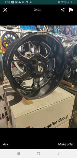 22x10 8x6.5 chevy dodge fitment with new tires