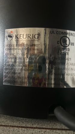 Keurig coffee maker