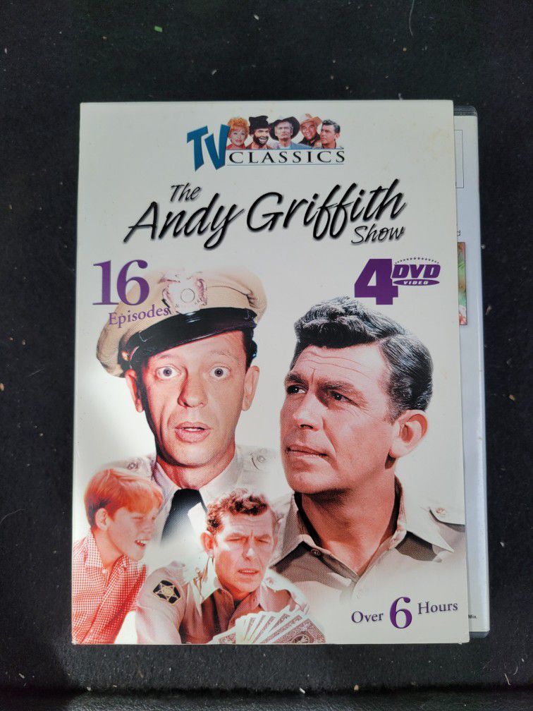 THE ANDY GRIFFITH SHOW TV Classics DVD 4-Disc Set with 16 Episodes