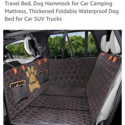 Back Seat Extender for Dogs, Dog Car Seat Cover for Back Seat Bed for Car Travel Bed, Dog Hammock