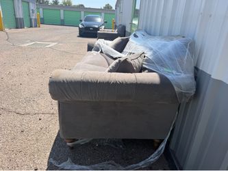 2 USED gray couches