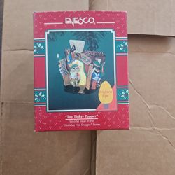 VINTAGE 1994 ENESCO "TOY THINKER TOPPER" 2ND ISSUE ON THE "HOLIDAY HAT SHOPPE" SERIES NEW IN IT'S ORIGINAL PACKAGING BOX  ONLY $17.00