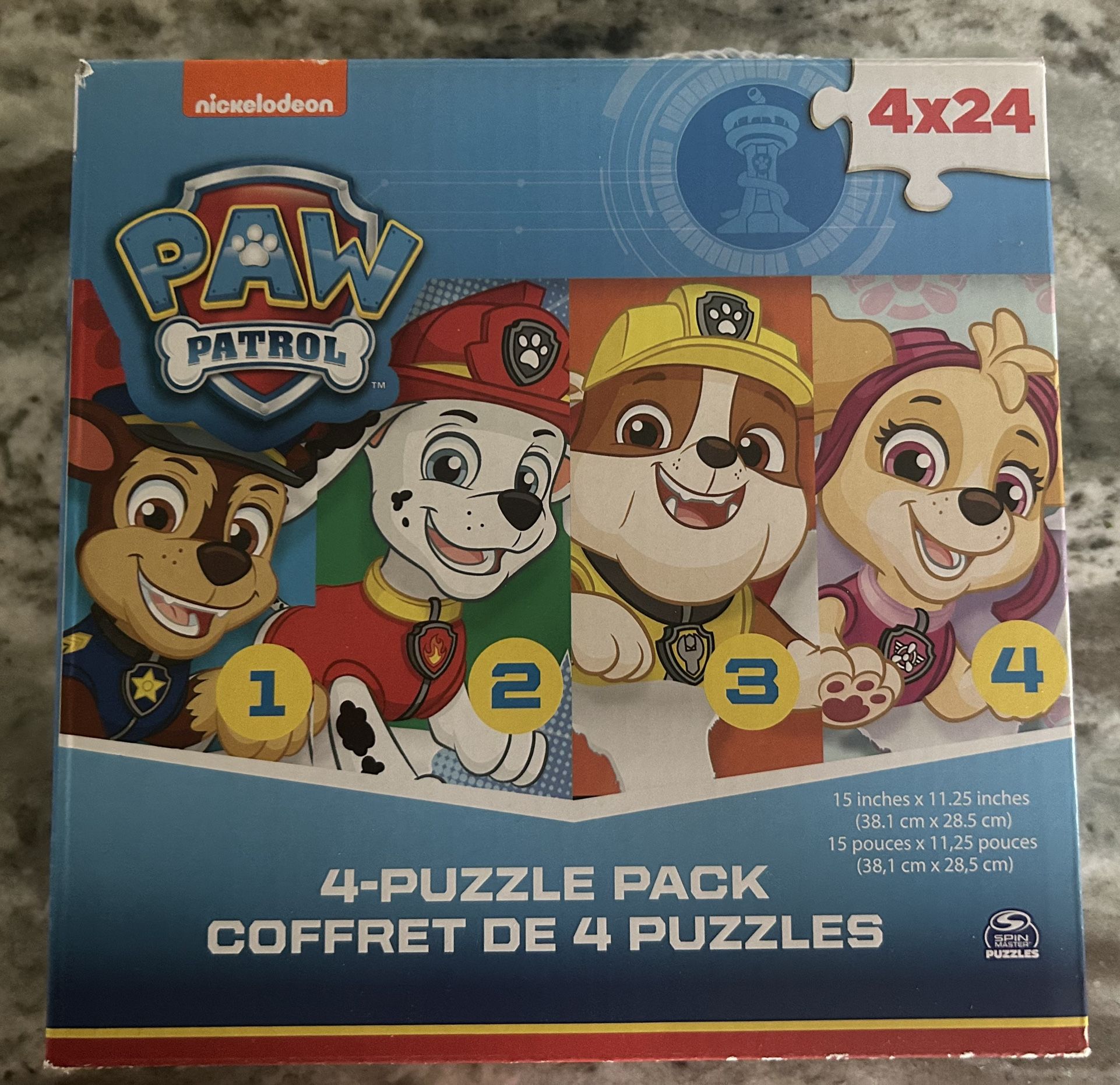 Paw Patrol Puzzles (brand new)