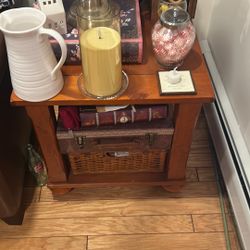 Two End Tables And Coffee Table 