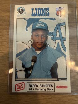 1989 BARRY SANDERS RC - Very rare!!!