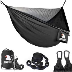 Covacure Camping Hammock - Lightweight Double Hammock, Hold Up to 772lbs, Portable Hammocks for Indoor, Outdoor, Hiking, Camping, Backpacking, Travel,