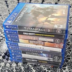Playstation 4 Games All For 60