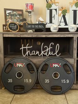 UMAX OLYMPIC WEIGHT PLATES