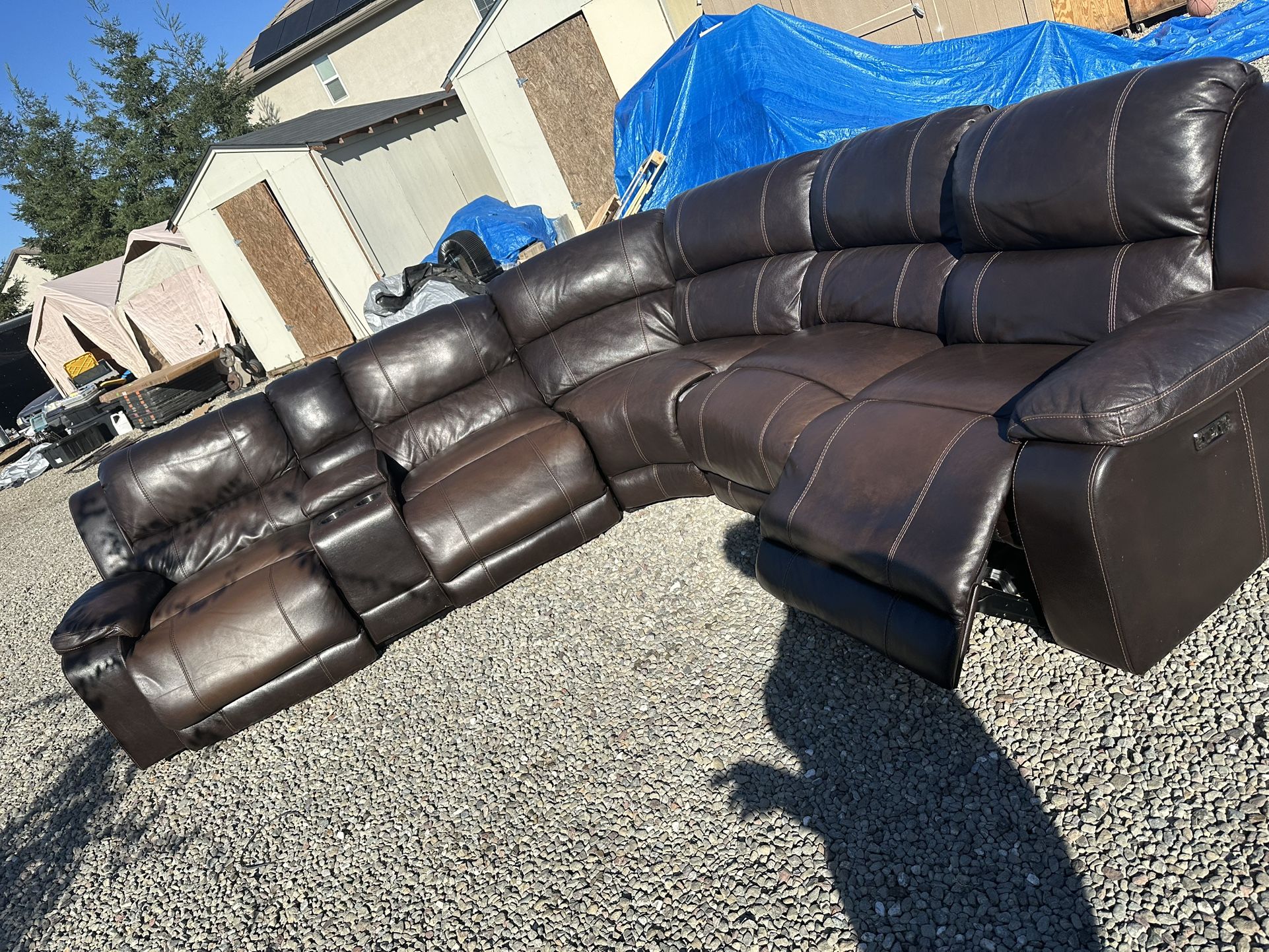 Leather Sectional
