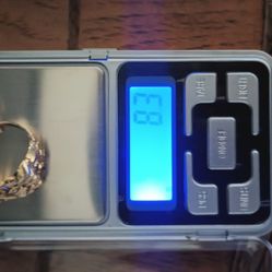 14k Nugget Style Gold Ring 8 Grams 