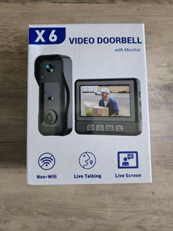 Wireless Video Doorbell Night Vision Motion Detector Two Way Talk No- subscription Security Camera