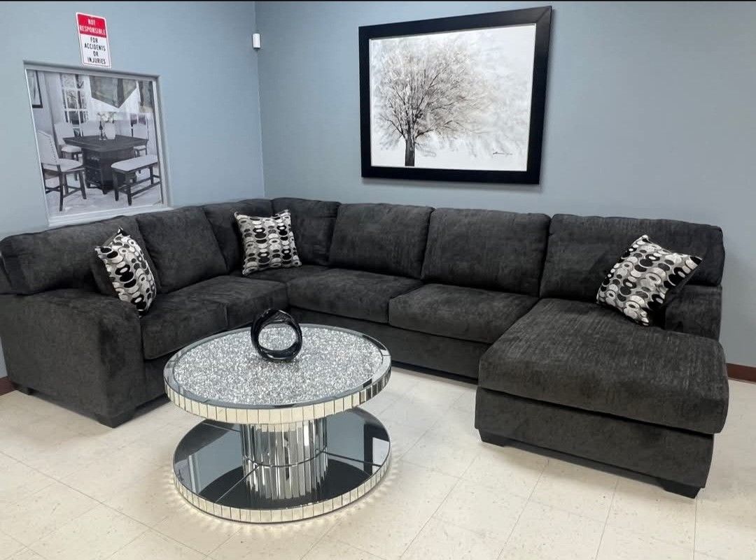 AP🎉 U Shaped Oversized Sectional Couch With Chaise// Financing & Delivery 