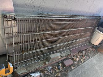Quantum Storage Industrial Racks Stainless 72 x 24 in