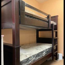 Bunk Bed Twin Twin $679 Cherry I Clouded Mattress 