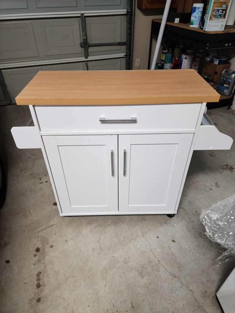 Coffee Cart w/ new caster wheels