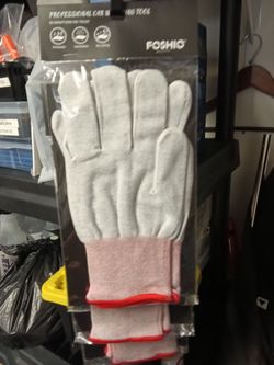 Vinyl wrap gloves, heat resistant