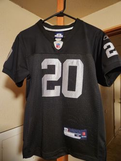 Reebok NFL #20 Black Football Jersey Medium
