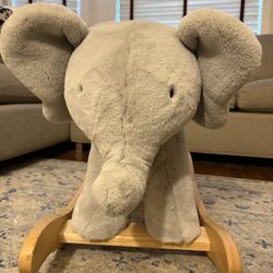 Pottery Barn Elephant rocking horse